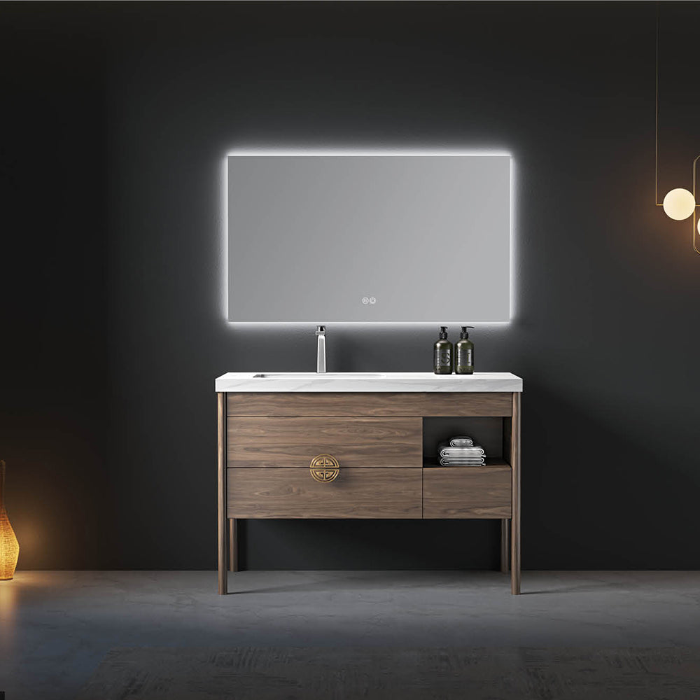 Custom Bathroom Cabinets XD6083 訂造浴室櫃 Custom Mirror Cabinets 訂造鏡櫃 烤漆櫃體 可選洗手盆規格 現代風格 智能鏡櫃