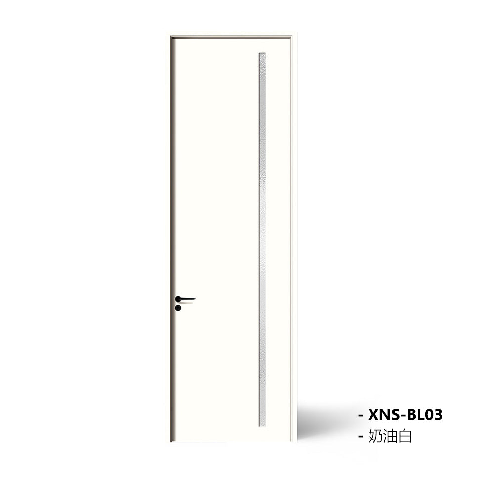 Carbon Crystal Wooden Doors Z50 (包木框和門鎖) 奶油白(PET) XNS-BL03 碳晶門 實木復合門 生態門 現代簡約風格