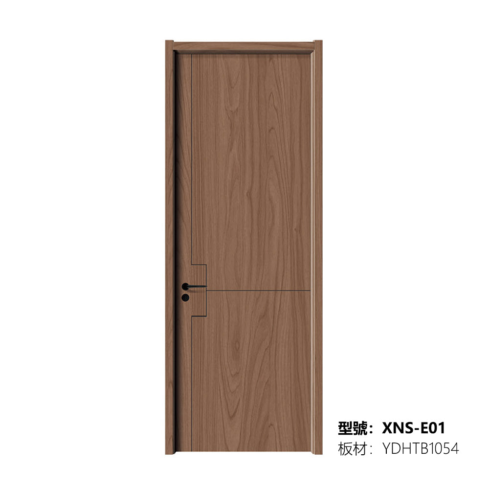 Carbon Crystal Wooden Doors (包木框和門鎖)XNS-E01 碳晶門 實木復合門 生態門 現代簡約風格