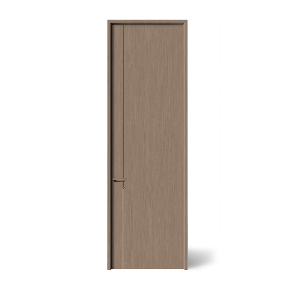 Carbon Crystal Wooden Doors Z50 (包木框和門鎖) 科定胡桃1號 XNS-E19 碳晶門 實木復合門 生態門 現代簡約風格