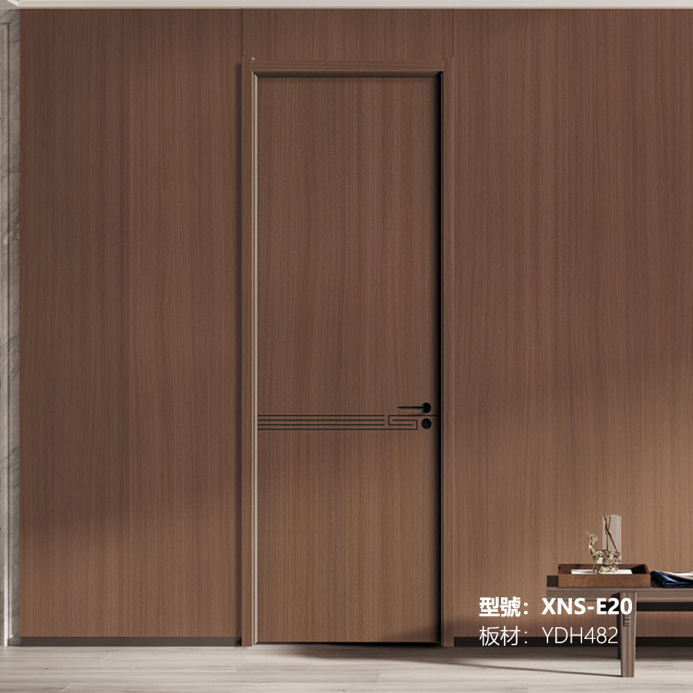 Carbon Crystal Wooden Doors (包木框和門鎖)XNS-E20 碳晶門 實木復合門 生態門 現代簡約風格