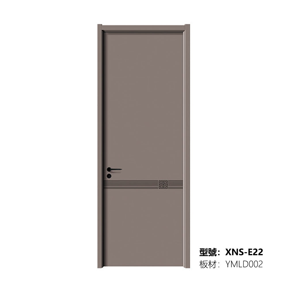 Carbon Crystal Wooden Doors (包木框和門鎖)XNS-E22 碳晶門 實木復合門 生態門 現代簡約風格