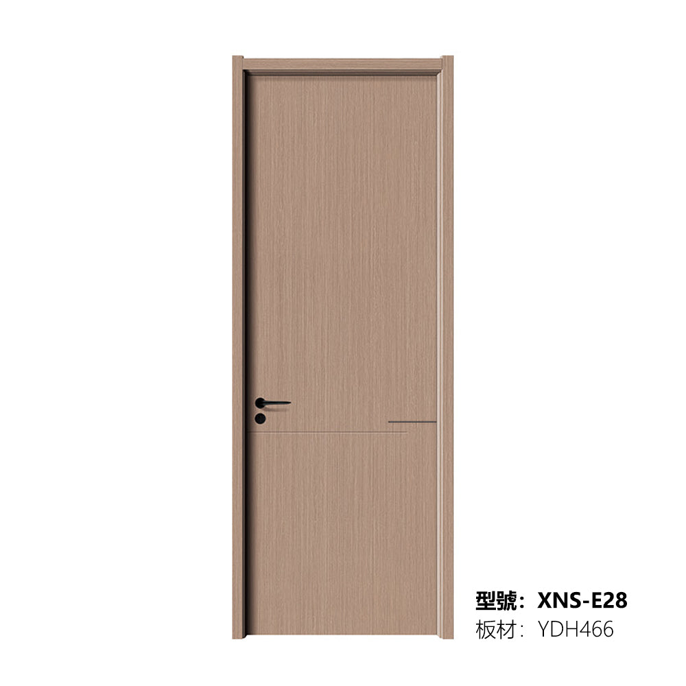 Carbon Crystal Wooden Doors (包木框和門鎖)XNS-E28 碳晶門 實木復合門 生態門 現代簡約風格