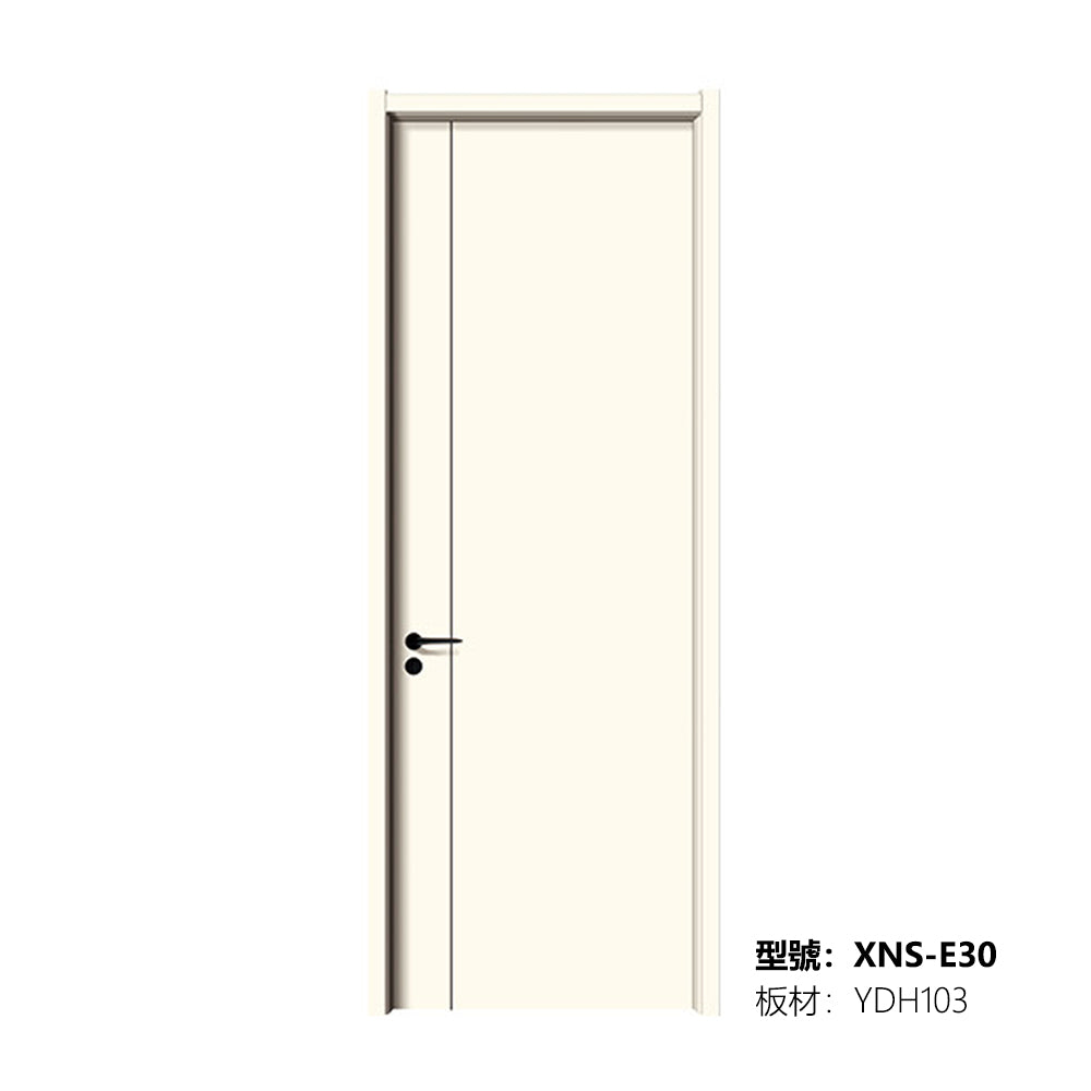 Carbon Crystal Wooden Doors (包木框和門鎖)XNS-E30 碳晶門 實木復合門 生態門 現代簡約風格