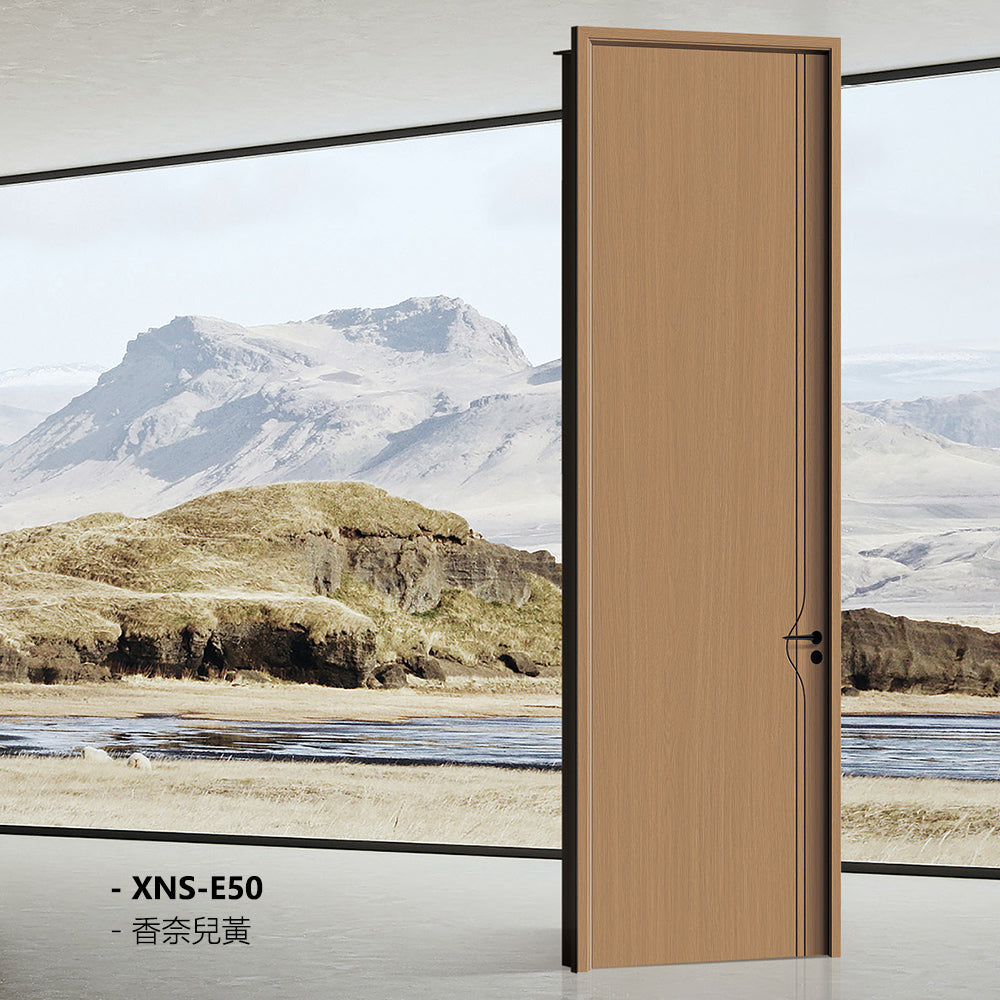 Carbon Crystal Wooden Doors Z50 (包木框和門鎖)香奈兒黃 XNS-E50 碳晶門 實木復合門 生態門 現代簡約風格