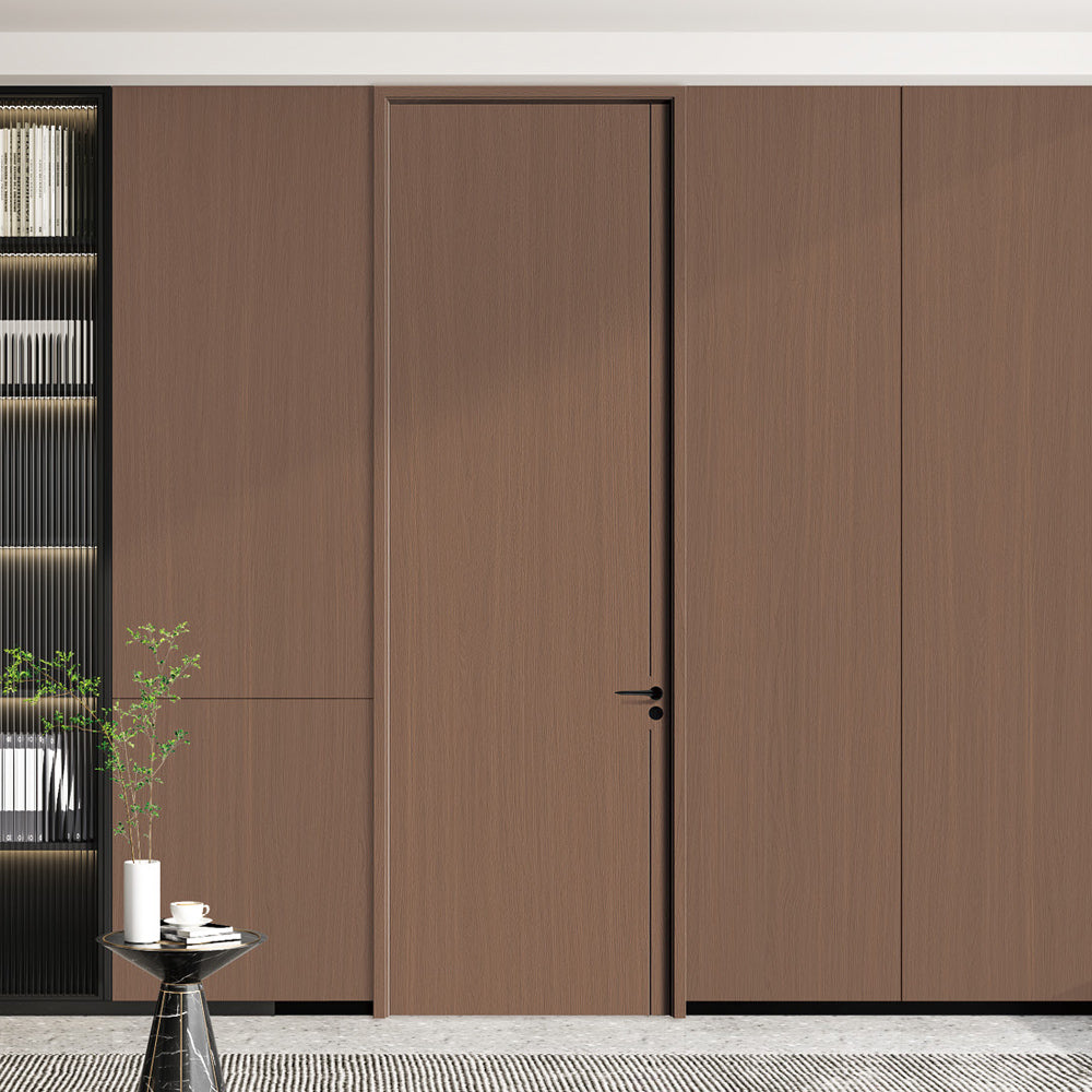 Carbon Crystal Wooden Doors Z50 (包木框和門鎖)香奈兒棕 現代卡其 奧爾良黃橡 奶油白(PET) XNS-E52 碳晶門 實木復合門 生態門 現代簡約風格