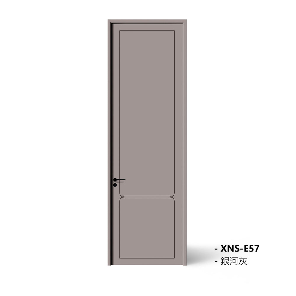 Carbon Crystal Wooden Doors Z50 (包木框和門鎖)銀河灰(PET) XNS-E57 碳晶門 實木復合門 生態門 現代簡約風格