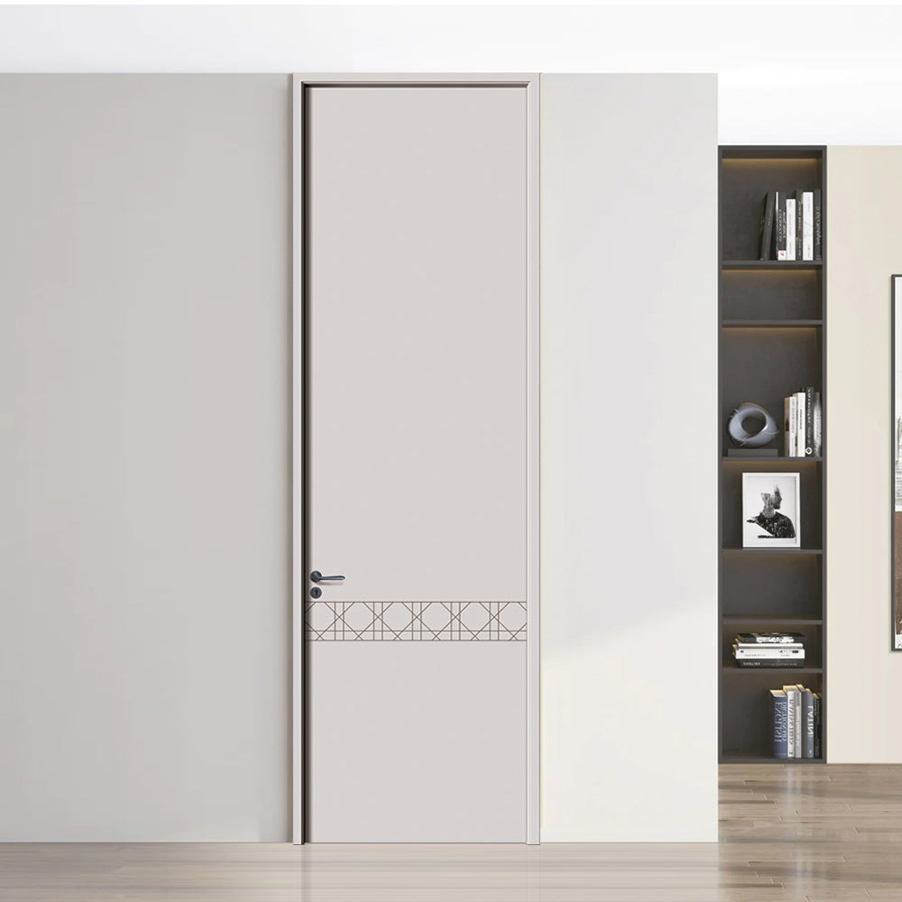 Carbon Crystal Wooden Doors Z50 (包木框和門鎖)相思灰(PET) XNS-E86 碳晶門 實木復合門 生態門 現代簡約風格