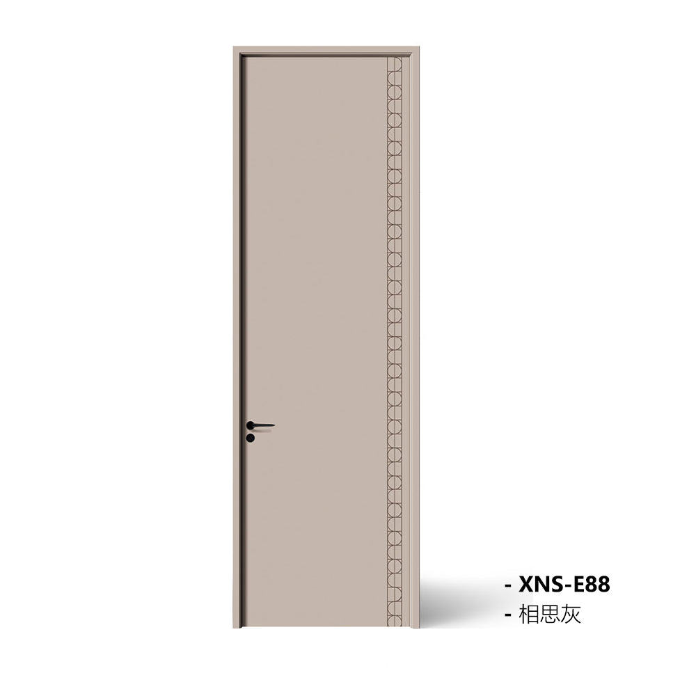 Carbon Crystal Wooden Doors Z50 (包木框和門鎖)相思灰(PET) XNS-E88 碳晶門 實木復合門 生態門 現代簡約風格