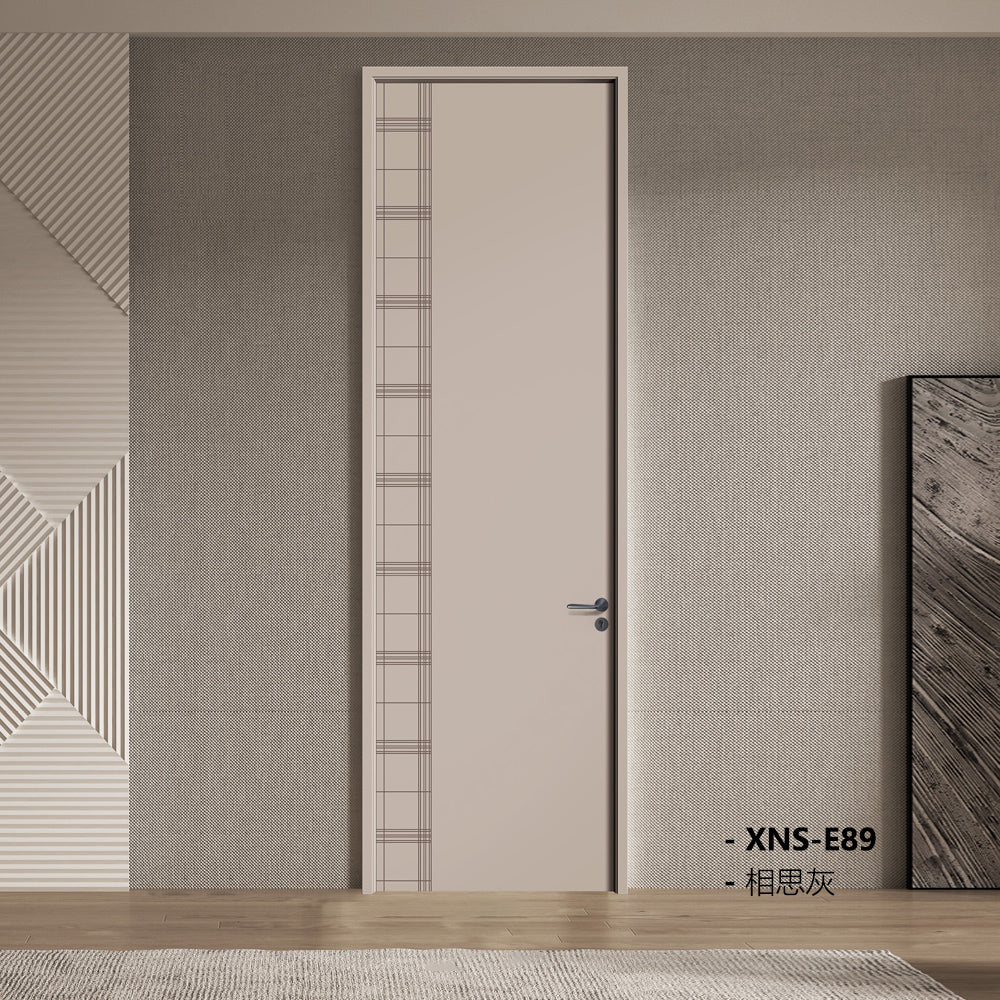 Carbon Crystal Wooden Doors Z50 (包木框和門鎖)銀河灰(PET) 相思灰(PET) XNS-E89 碳晶門 實木復合門 生態門 現代簡約風格