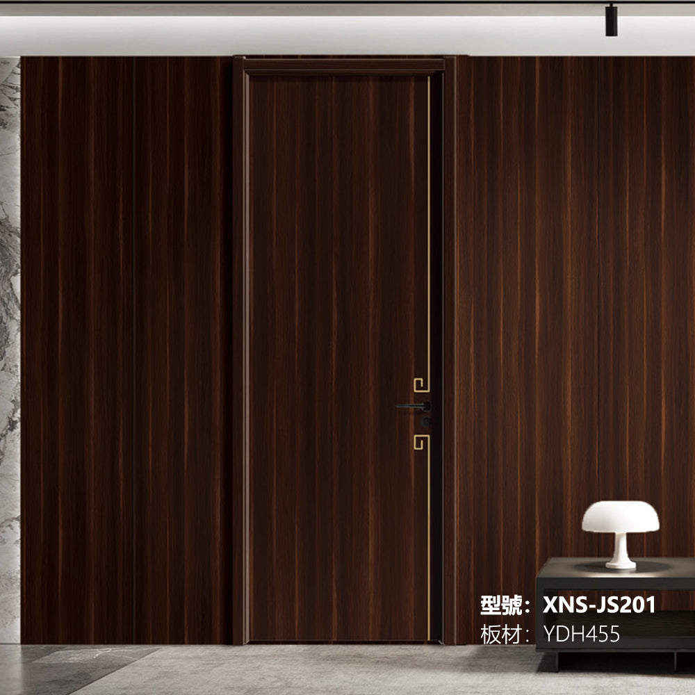 Carbon Crystal Wooden Doors (包木框和門鎖)XNS-JS201 碳晶門 實木復合門 生態門 現代簡約風格