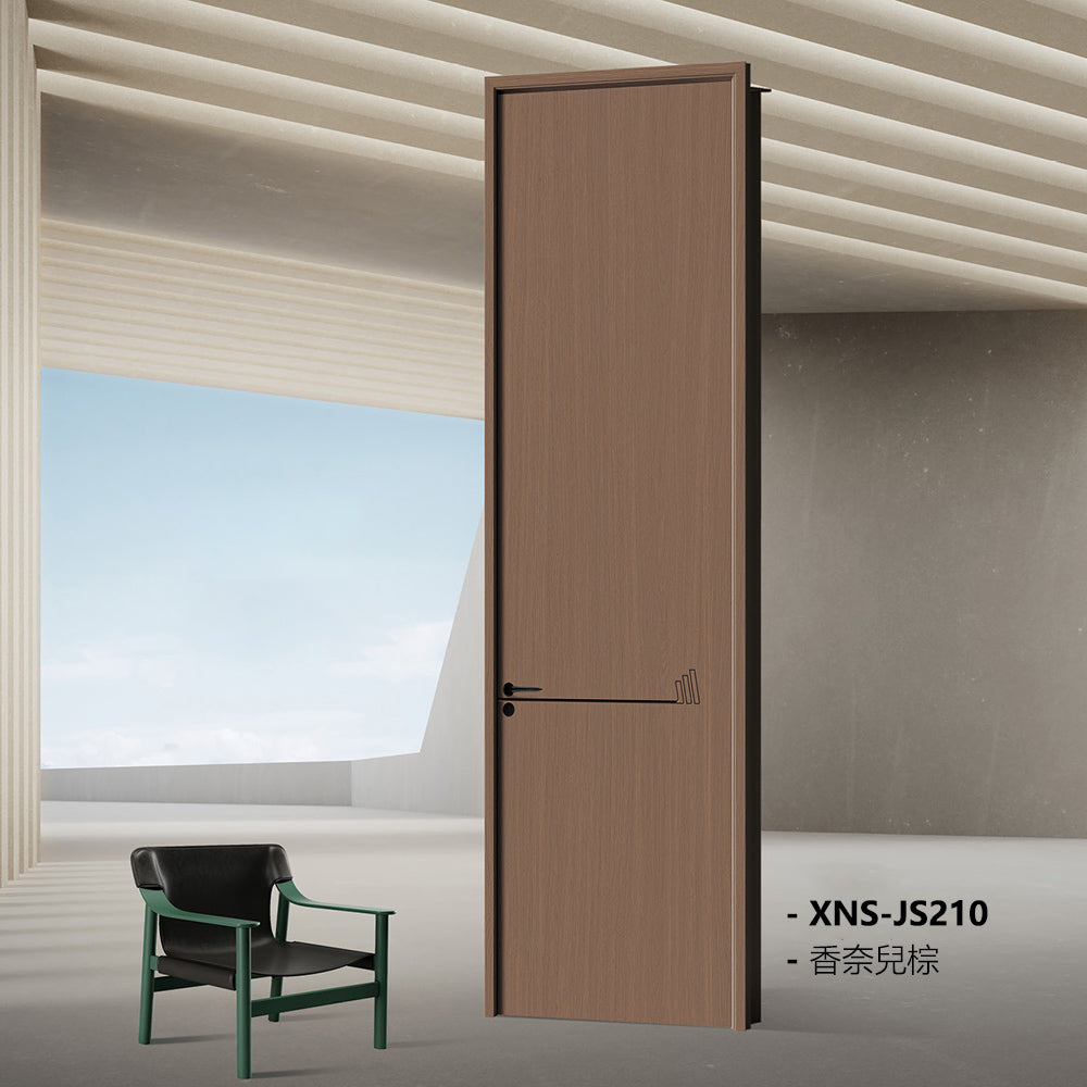 Carbon Crystal Wooden Doors Z50 (包木框和門鎖)香奈兒棕 魅影 XNS-JS210 碳晶門 實木復合門 生態門 現代簡約風格