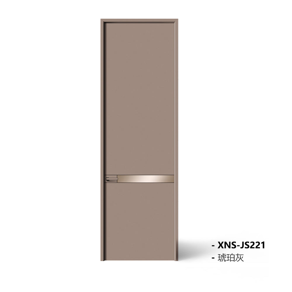 Carbon Crystal Wooden Doors Z50 (包木框和門鎖)琥珀灰(PET) XNS-JS221 碳晶門 實木復合門 生態門 現代簡約風格