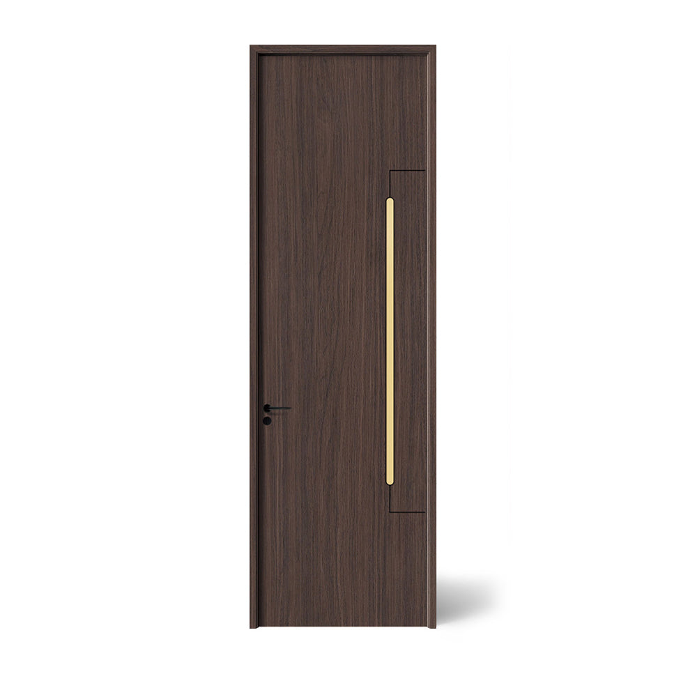 Carbon Crystal Wooden Doors Z50 (包木框和門鎖) 北美黑胡桃 XNS-JS228 碳晶門 實木復合門 生態門 現代簡約風格