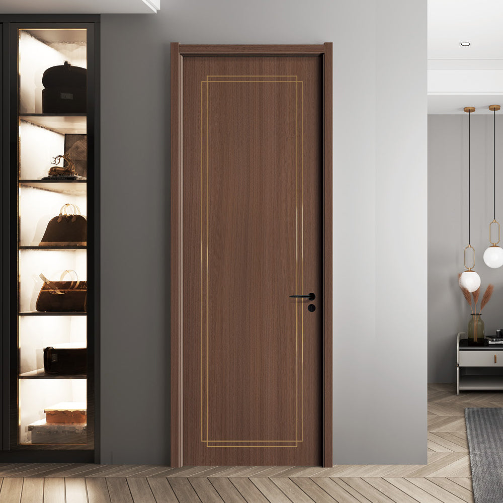 Carbon Crystal Wooden Doors (包木框和門鎖)XNS-LT101 碳晶門 實木復合門 生態門 現代簡約風格