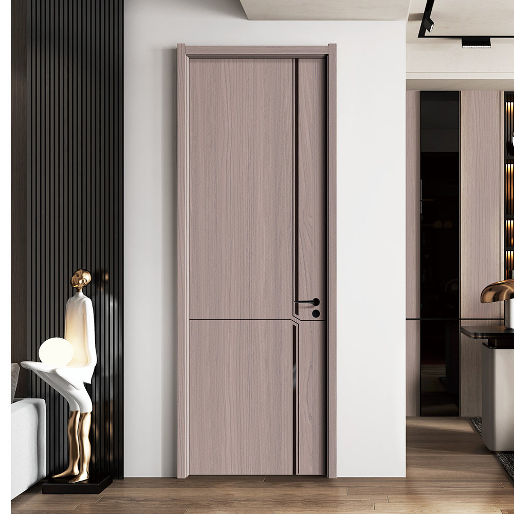 Carbon Crystal Wooden Doors (包木框和門鎖)XNS-PS302 碳晶門 實木復合門 生態門 現代簡約風格