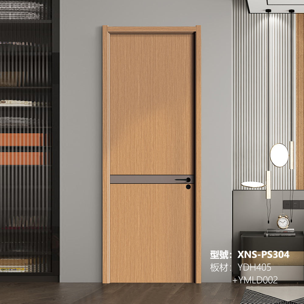 Carbon Crystal Wooden Doors (包木框和門鎖)XNS-PS304 碳晶門 實木復合門 生態門 現代簡約風格
