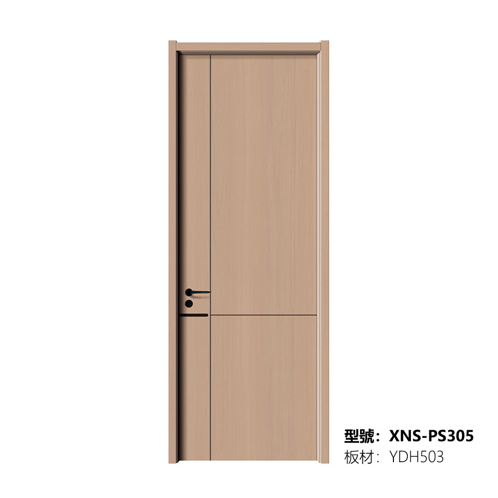 Carbon Crystal Wooden Doors (包木框和門鎖)XNS-PS305 碳晶門 實木復合門 生態門 現代簡約風格
