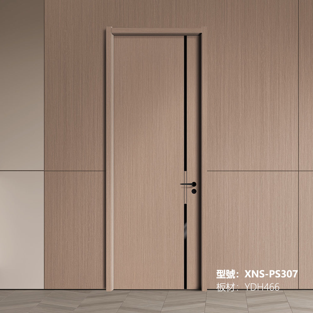 Carbon Crystal Wooden Doors (包木框和門鎖)XNS-PS307 碳晶門 實木復合門 生態門 現代簡約風格
