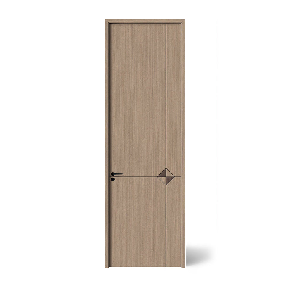 Carbon Crystal Wooden Doors Z50 (包木框和門鎖) 科定銀梨+科定灰梨 XNS-PS314 碳晶門 實木復合門 生態門 現代簡約風格