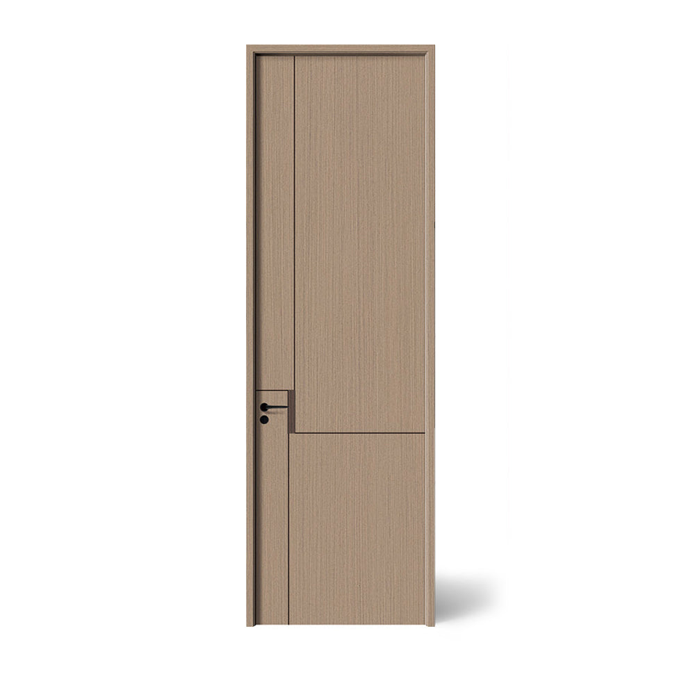 Carbon Crystal Wooden Doors Z50 (包木框和門鎖) 科定銀梨+科定灰梨 XNS-PS318 碳晶門 實木復合門 生態門 現代簡約風格