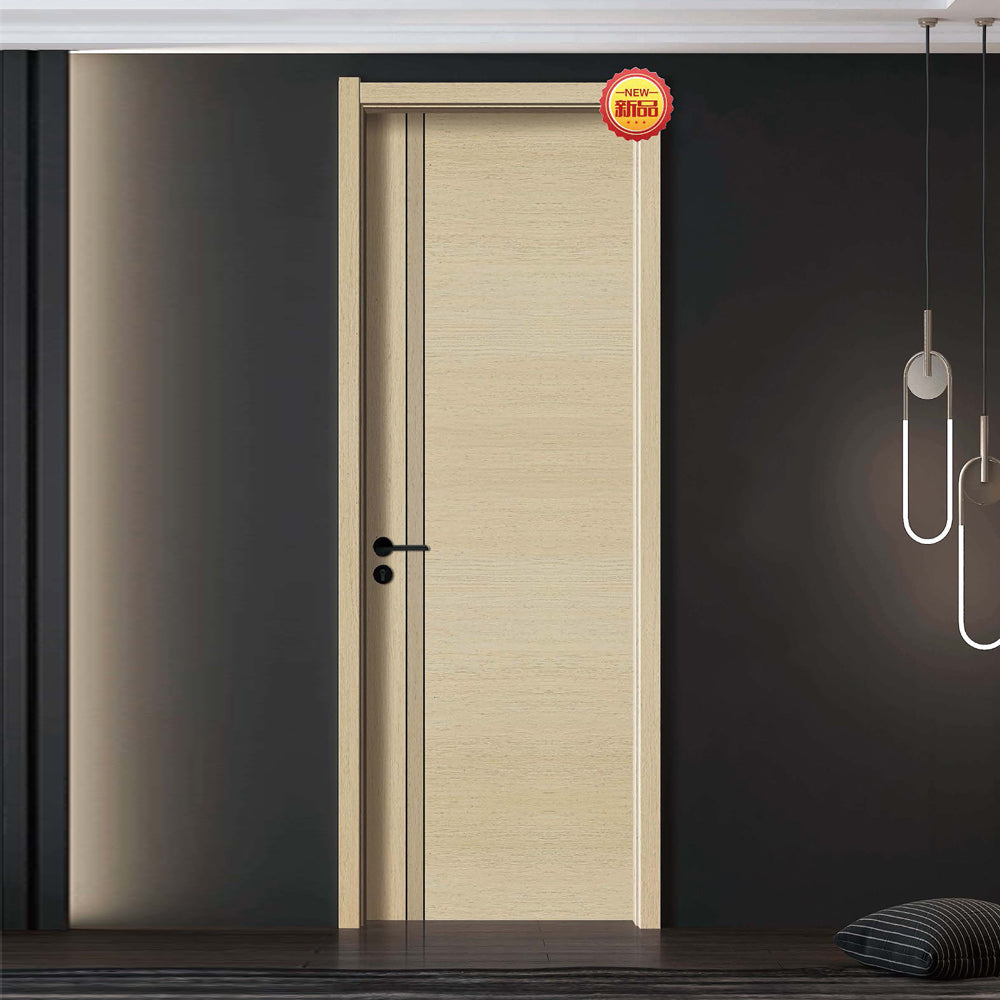 Carbon Crystal Wooden Doors (包木框和門鎖)星悦橡木1號 LS-Z86 碳晶門 實木復合門 生態門 現代簡約風格 新西蘭松木門框 50mm