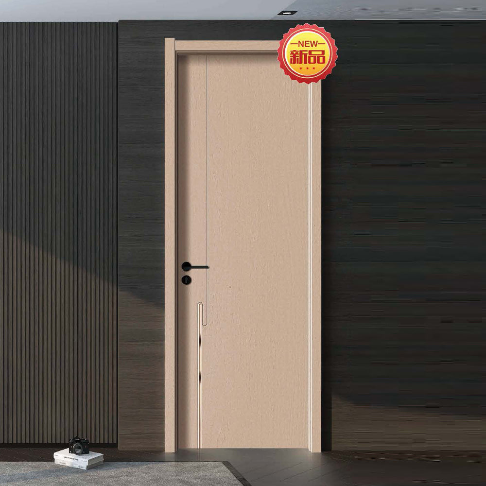 Carbon Crystal Wooden Doors (包木框和門鎖)星悦胡桃11號 LS-D89 碳晶門 實木復合門 生態門 現代簡約風格 新西蘭松木門框 60mm