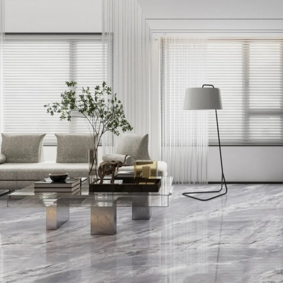 意大利設計瓷磚 Italian Design Tiles ZHJ98007 90×180cm 阿斯特灰 結晶面 岩板 光澤度90° Porcelain Tiles 中國佛山瓷磚 China Foshan Tiles 地磚 Floor Tiles 墻磚 Wall Tiles