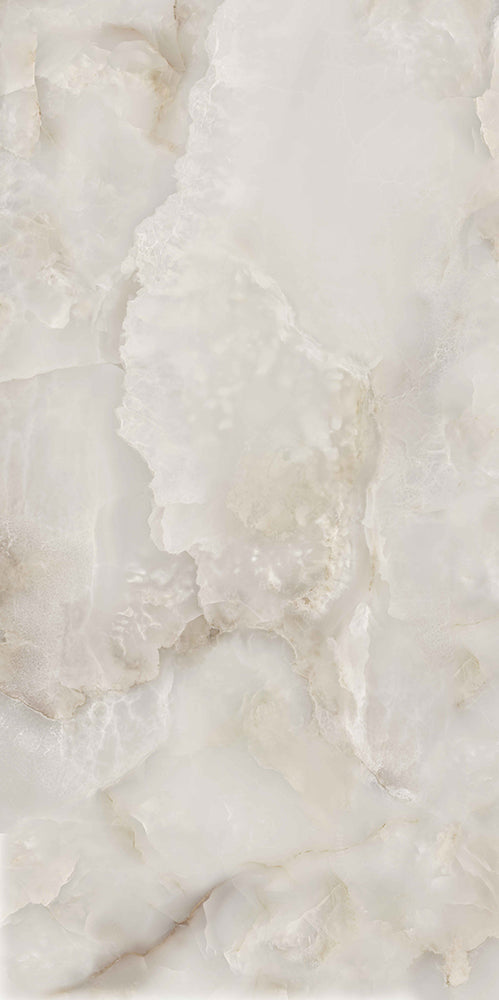 意大利設計瓷磚 Italian Design Tiles ZHJ98009 90×180cm 米倫云冰白玉 結晶面 岩板 光澤度90° Porcelain Tiles 中國佛山瓷磚 China Foshan Tiles 地磚 Floor Tiles 墻磚 Wall Tiles