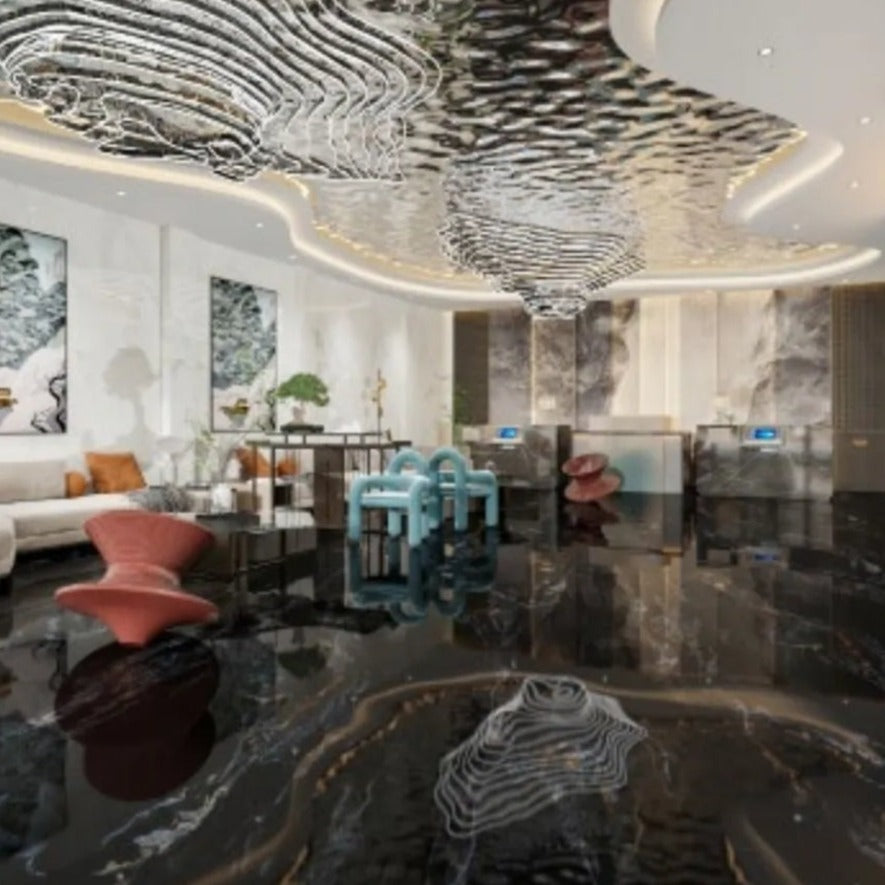 意大利設計瓷磚 Italian Design Tiles ZHJ98016 90×180cm 意大利雲香金 結晶面 岩板 光澤度90° Porcelain Tiles 中國佛山瓷磚 China Foshan Tiles 地磚 Floor Tiles 墻磚 Wall Tiles