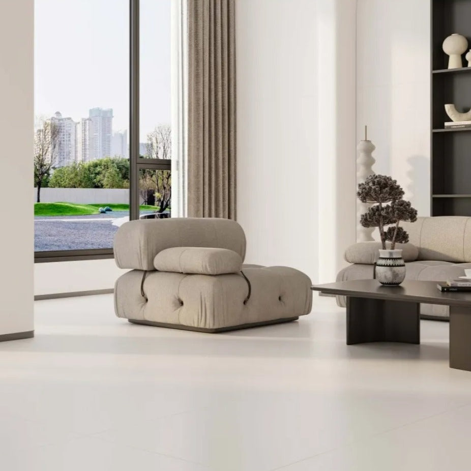 意大利設計瓷磚 Italian Design Tiles ZHT715030 75×150cm 莫蘭迪米白 高級天鵝絨 通體彩坯 光澤度15°-18° Porcelain Tiles 中國佛山瓷磚 China Foshan Tiles 地磚 Floor Tiles 墻磚 Wall Tiles
