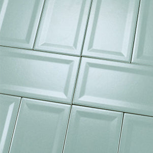 中國佛山瓷磚 China Foshan Basics 馬卡龍多彩純色啞光墻磚 MKLAMQL016綠色凹凸面 10×30cm