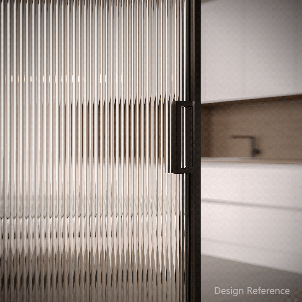 Modern Minimalist Hanging Door Sliding Door Aluminium Framed Glass Door 現代極簡門 (叁門款)三門聯動 鋁質門 極窄邊框 吊趟門 玻璃門