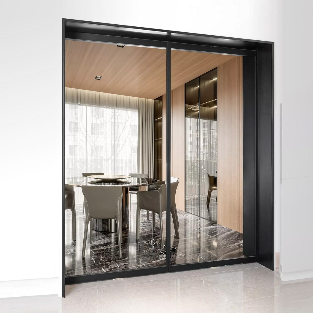 Modern Minimalist Revolving Door Aluminium Framed Glass Door  現代極簡門 極窄邊框 旋轉門 鋁質門 玻璃門