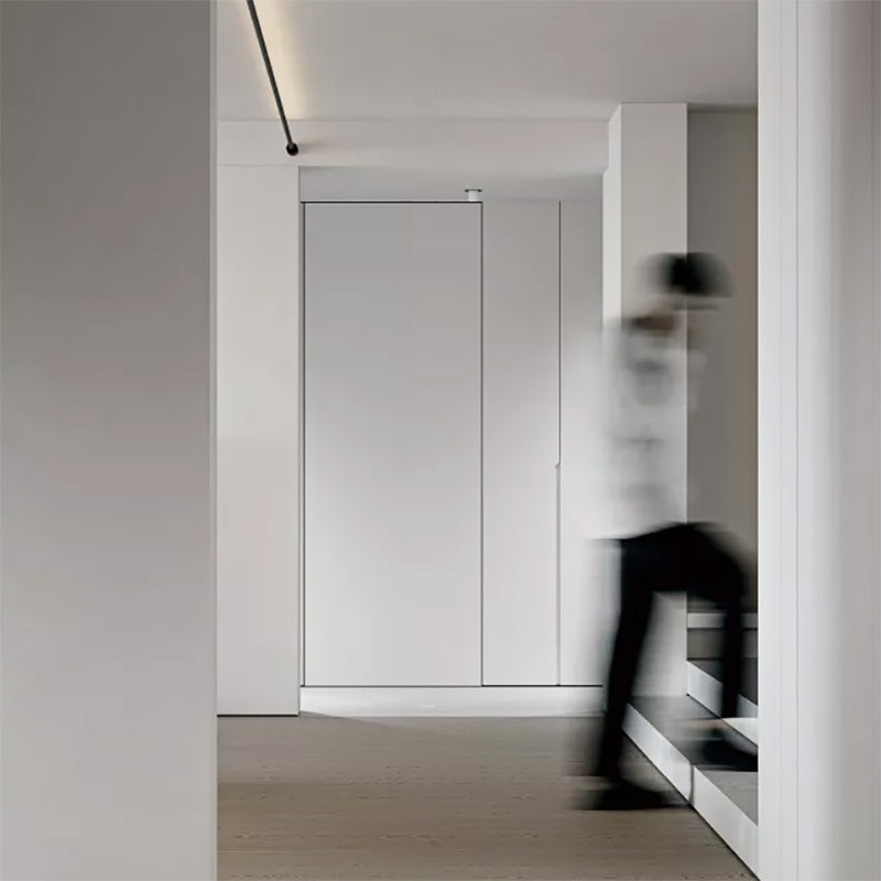 Modern Minimalist Aluminium Interior Hidden Door Invisible Door for Painting  現代極簡門 鋁質門 隱形門 內開 門墻一體（配合墻板） 環保防水防潮不變形