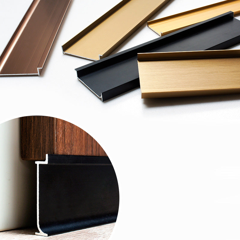 Aluminium Alloy Skirting Board Decorative Strip 墻板專用 鋁合金 踢腳線 地腳線 長度2.5米/條