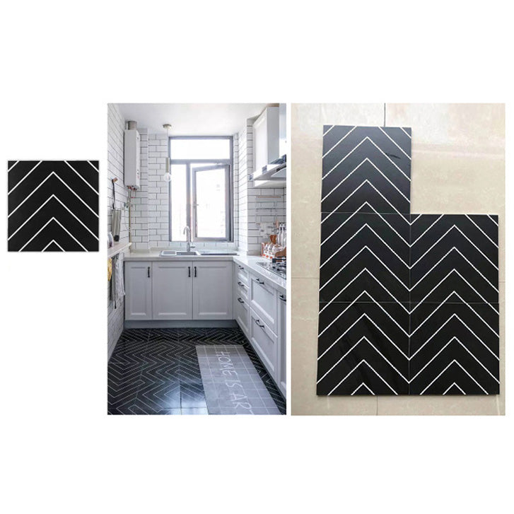 中國佛山瓷磚 China Foshan Basics 簡約北歐風格黑白啞光地磚墻磚 A3007 簡約北歐黑白花磚 30×30cm