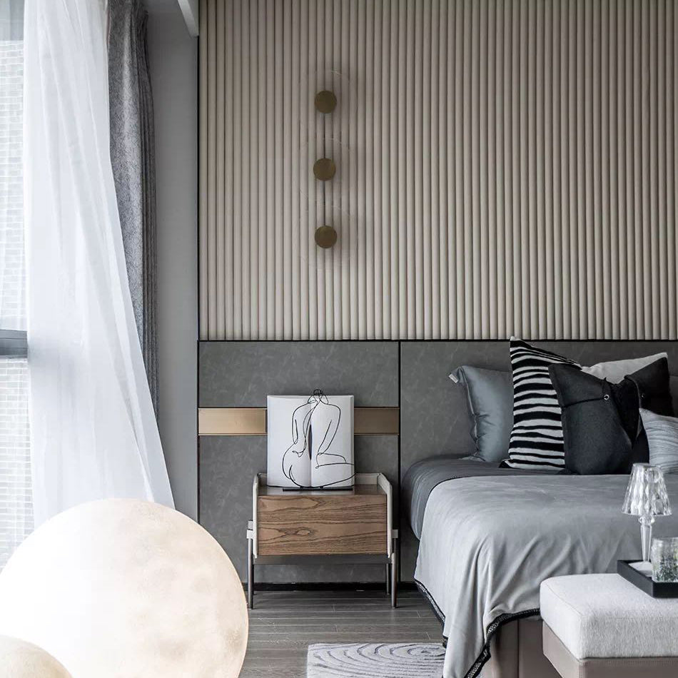 Arch Semicirclar ARC WPC WALL PANEL 竹木纖維板 外圓板 裝飾墻板 16×300cm