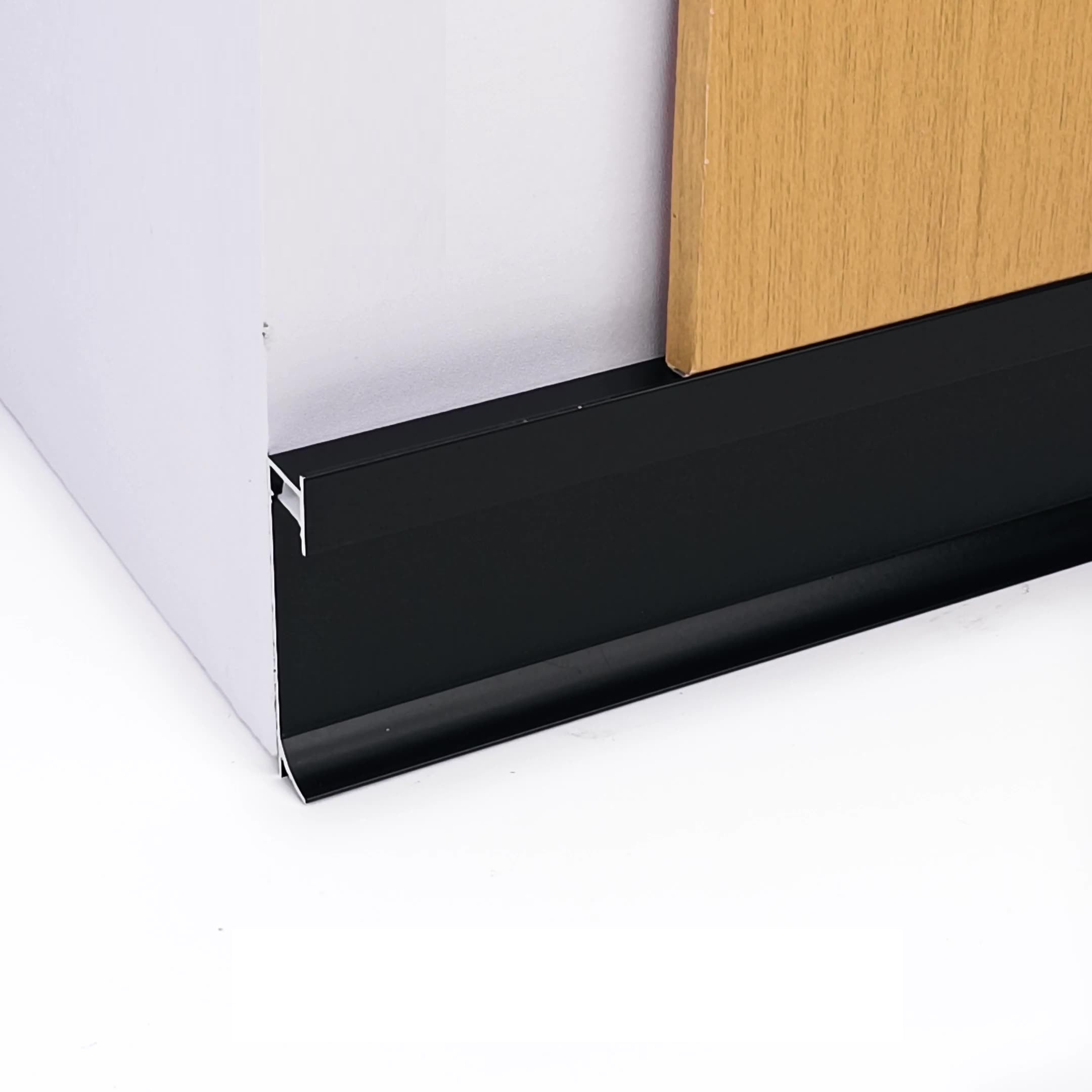 Aluminium Alloy Skirting Board LED Line Decorative Strip 墻板專用 鋁合金 弧邊踢腳線 暗藏LED燈帶 長度2.5米/條