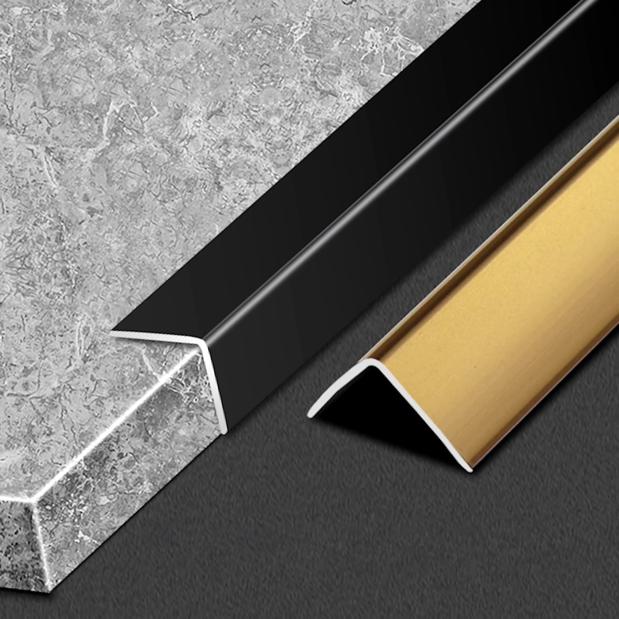 Aluminium Alloy L Shape Decorative Strip 墻板專用 鋁合金 L字型 裝飾線 修邊線 長度2.5米/條