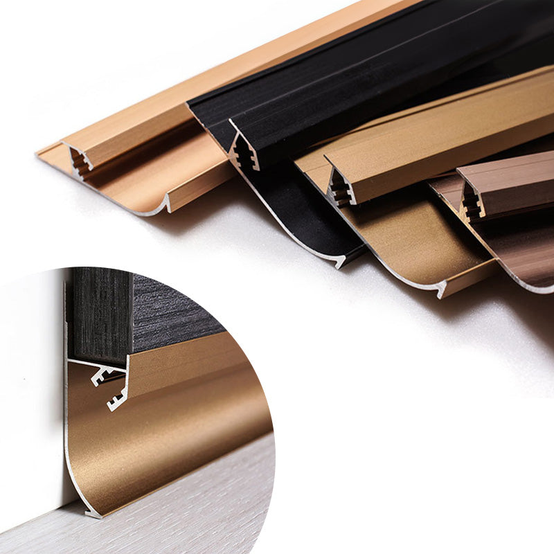 Aluminium Alloy Skirting Board LED Line Decorative Strip 墻板專用 鋁合金 弧邊踢腳線 暗藏LED燈帶 長度2.5米/條