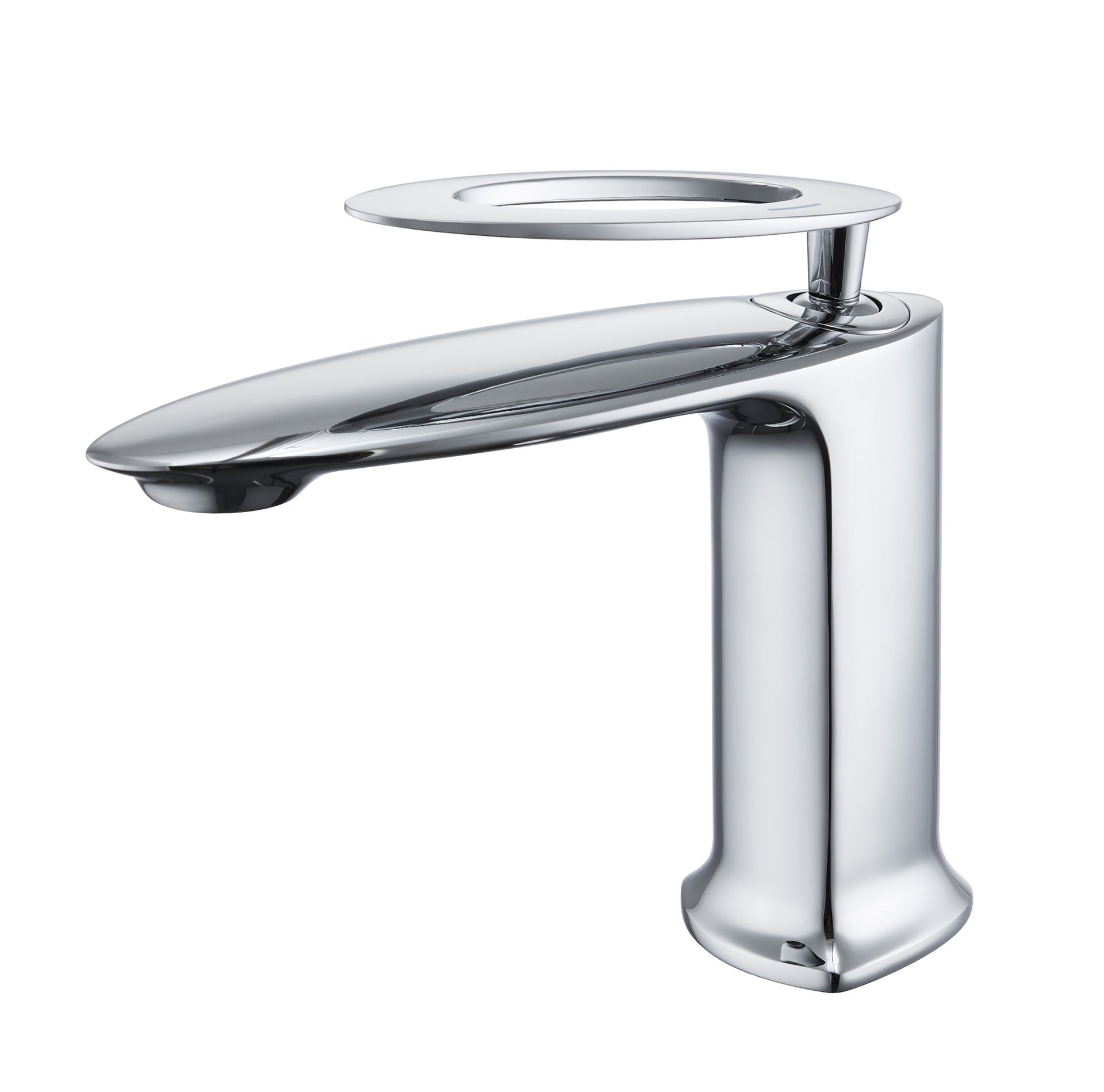 Contemporary High-Ranking Brass Body 304 Stainless Steel Mixer Water Bathroom Bssin Faucet 不鏽鋼浴室面盤冷热龍頭 全銅精鑄工藝陶瓷閥芯BB-5129