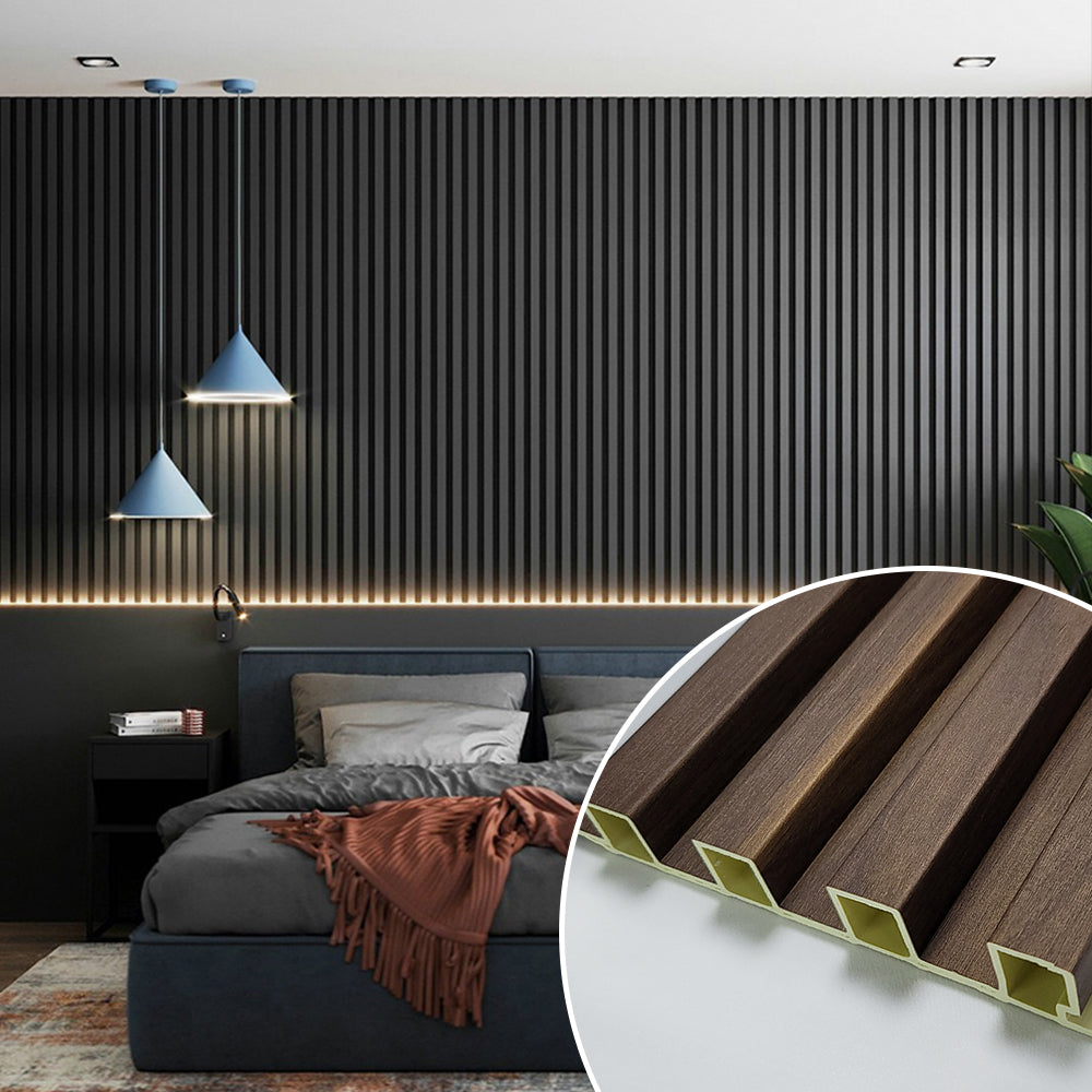 WPC SOLLID BOARD GREAT WALL BOARD 竹木纖維板 格柵板 長城板 17×300cm