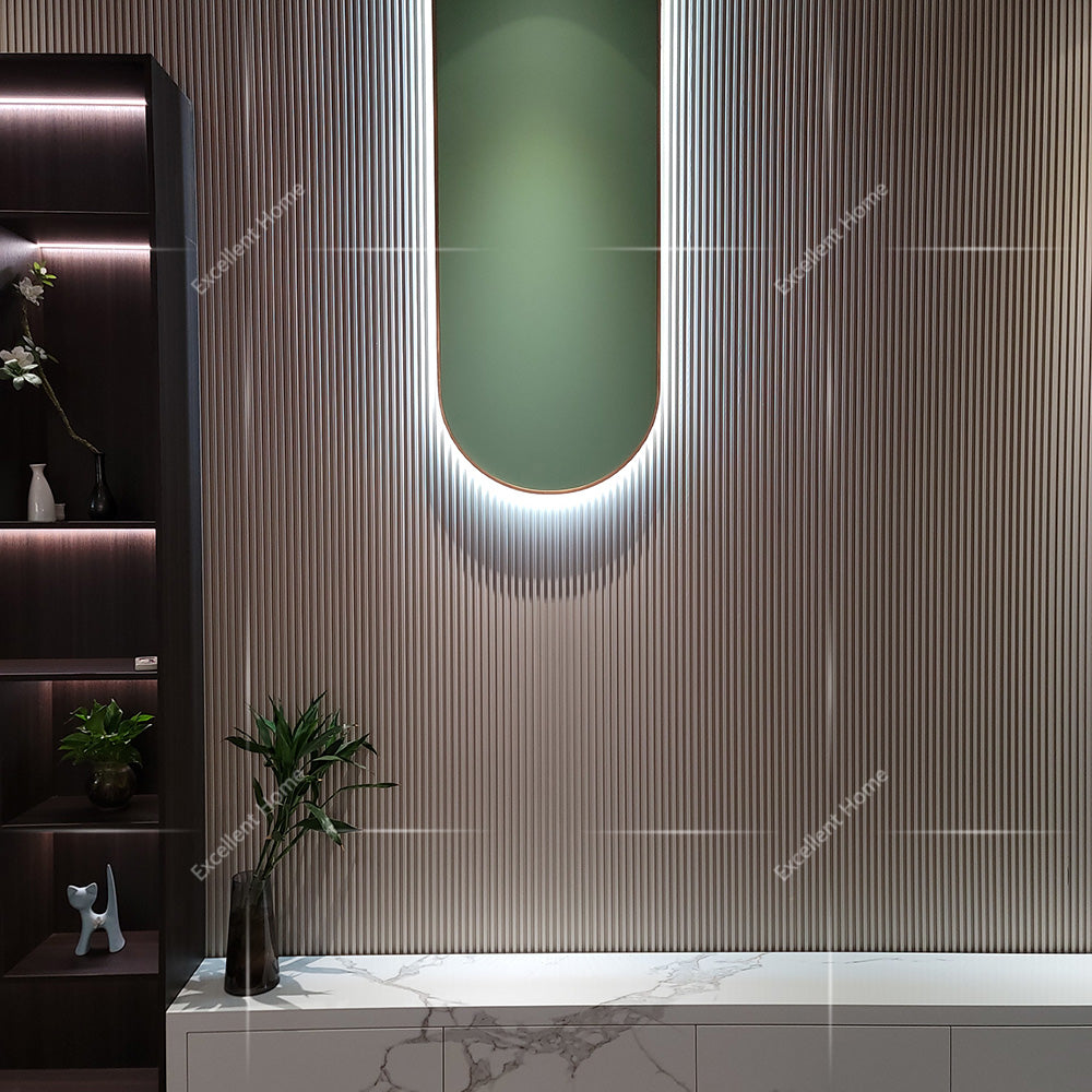 WPC SOLLID BOARD GREAT WALL BOARD 竹木纖維板 格柵板 長城板 14.8×300cm