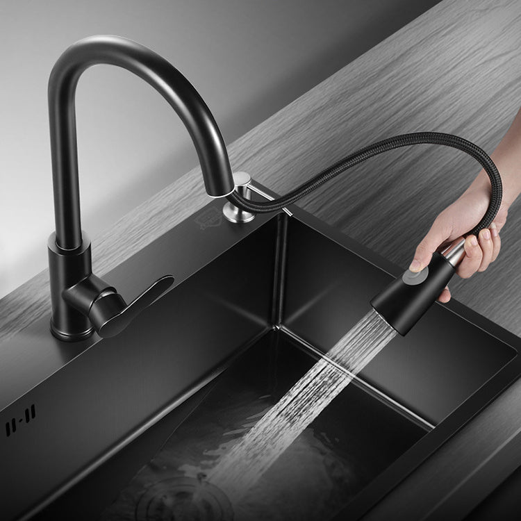 Bowl Round sink 304 Stainless Steel Undermount PVD nanotechnology kitchen Sink (包龍頭)方形水槽 304不鏽鋼水槽 納米塗層 黑色 防污潔淨 單槽 鋅盤 櫥櫃專用 廚房五金