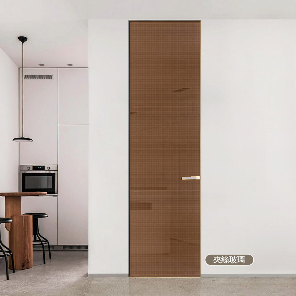 Modern Minimalist Aluminium Framed Glass Doors 現代極簡門 鋁質玻璃門 門墻一體 環保防水防潮不變形