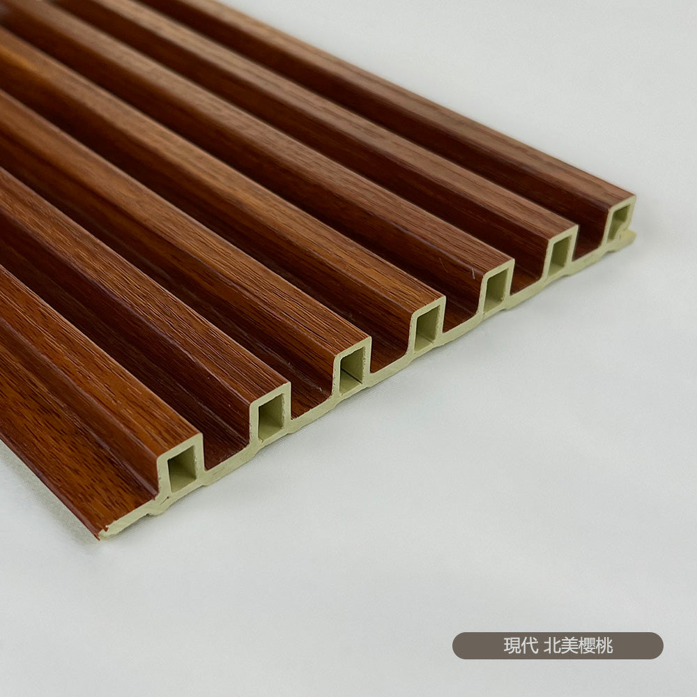 WPC SOLLID BOARD GREAT WALL BOARD 竹木纖維板 格柵板 長城板 14.8×300cm