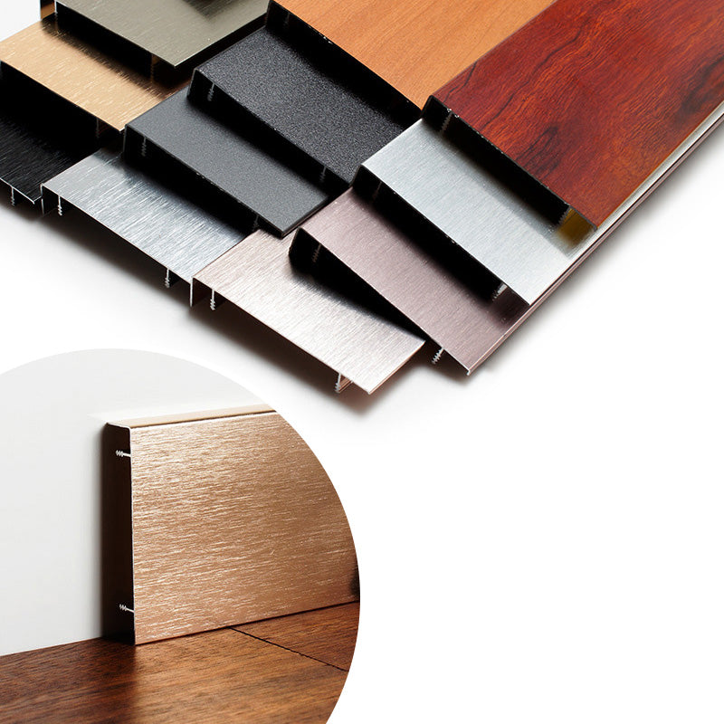 Aluminium Alloy Skirting Board Decorative Strip 墻板專用 鋁合金 踢腳線 地腳線 長度2.5米/條