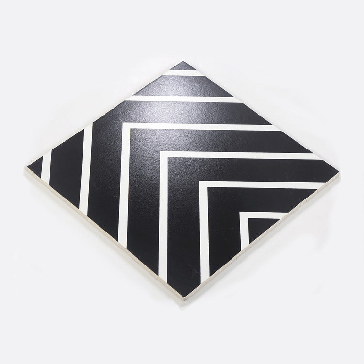 中國佛山瓷磚 China Foshan Basics 簡約北歐風格黑白啞光地磚墻磚 A3007 簡約北歐黑白花磚 30×30cm