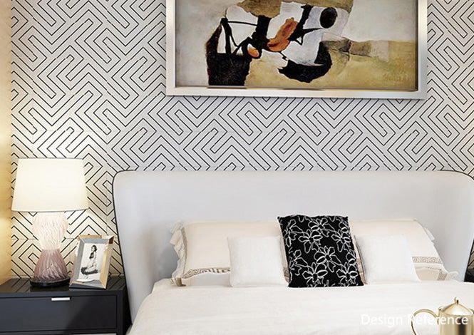 中國佛山瓷磚 China Foshan Basics 簡約北歐風格黑白啞光地磚墻磚 A3007 簡約北歐黑白花磚 30×30cm